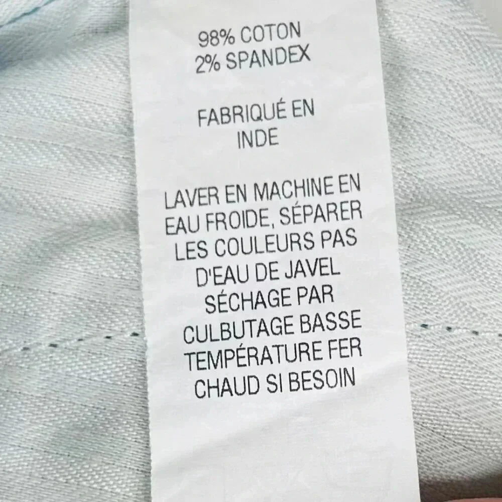L.L.Bean Twill Skirt A-Line Teal Size 10 Figure Flattering Midi